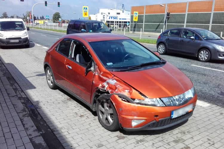 Znów kolizja na Podkarpackiej