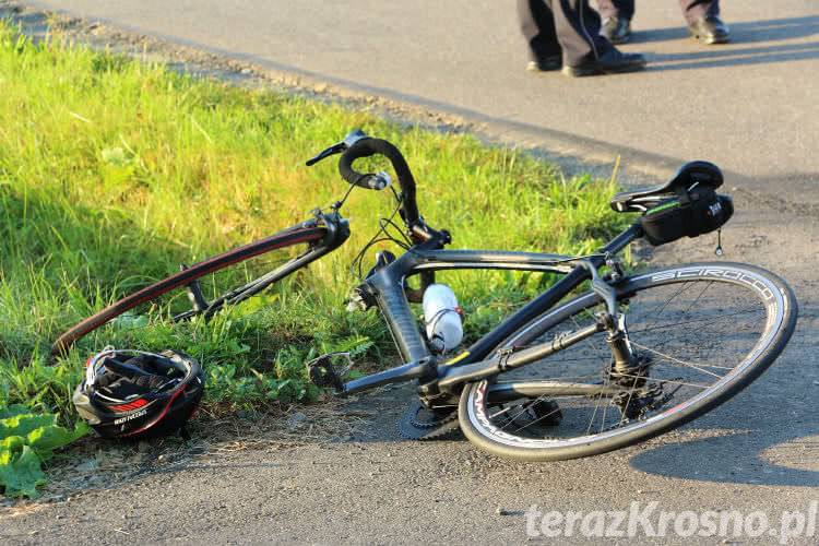 Bóbrka. Rowerzysta ucierpiał w wypadku
