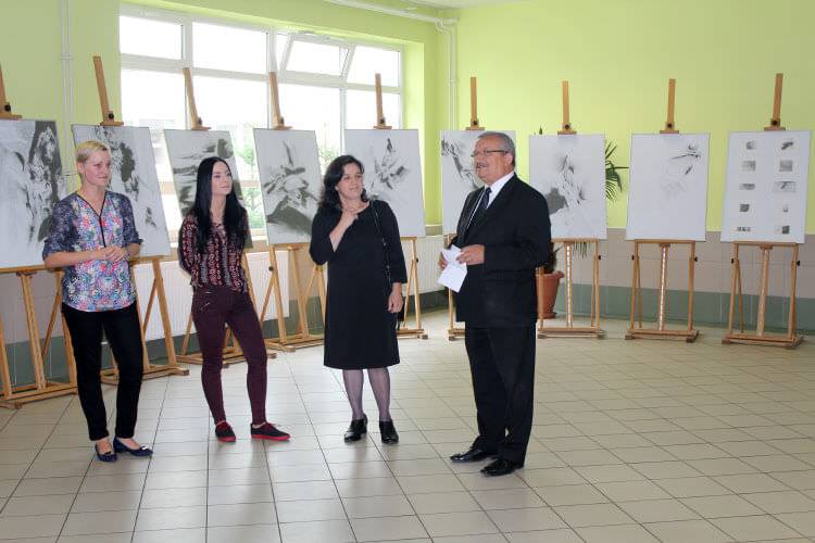 Wystawa Natalii Krzywdy w ZSP Nr 1