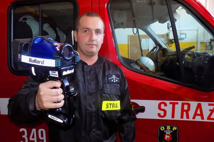 Pierwsza w powiecie krośnieńskim kamera termowizyjna na wyposażeniu OSP Rymanów