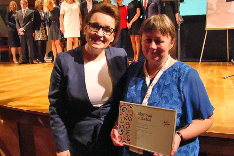 Brązowa odznaka dla opiekuna SKO w Długiem