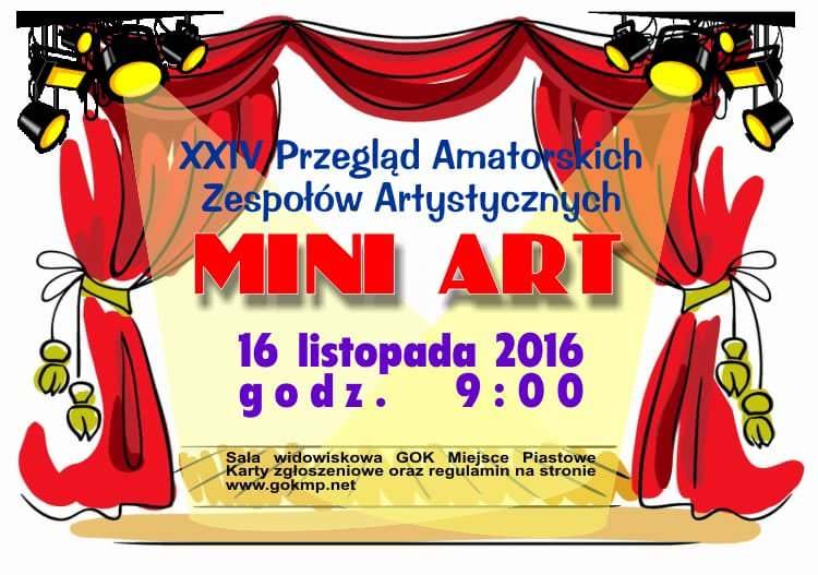 XXIV Przegląd Amatorskich Zespołów Artystycznych - zaproszenie