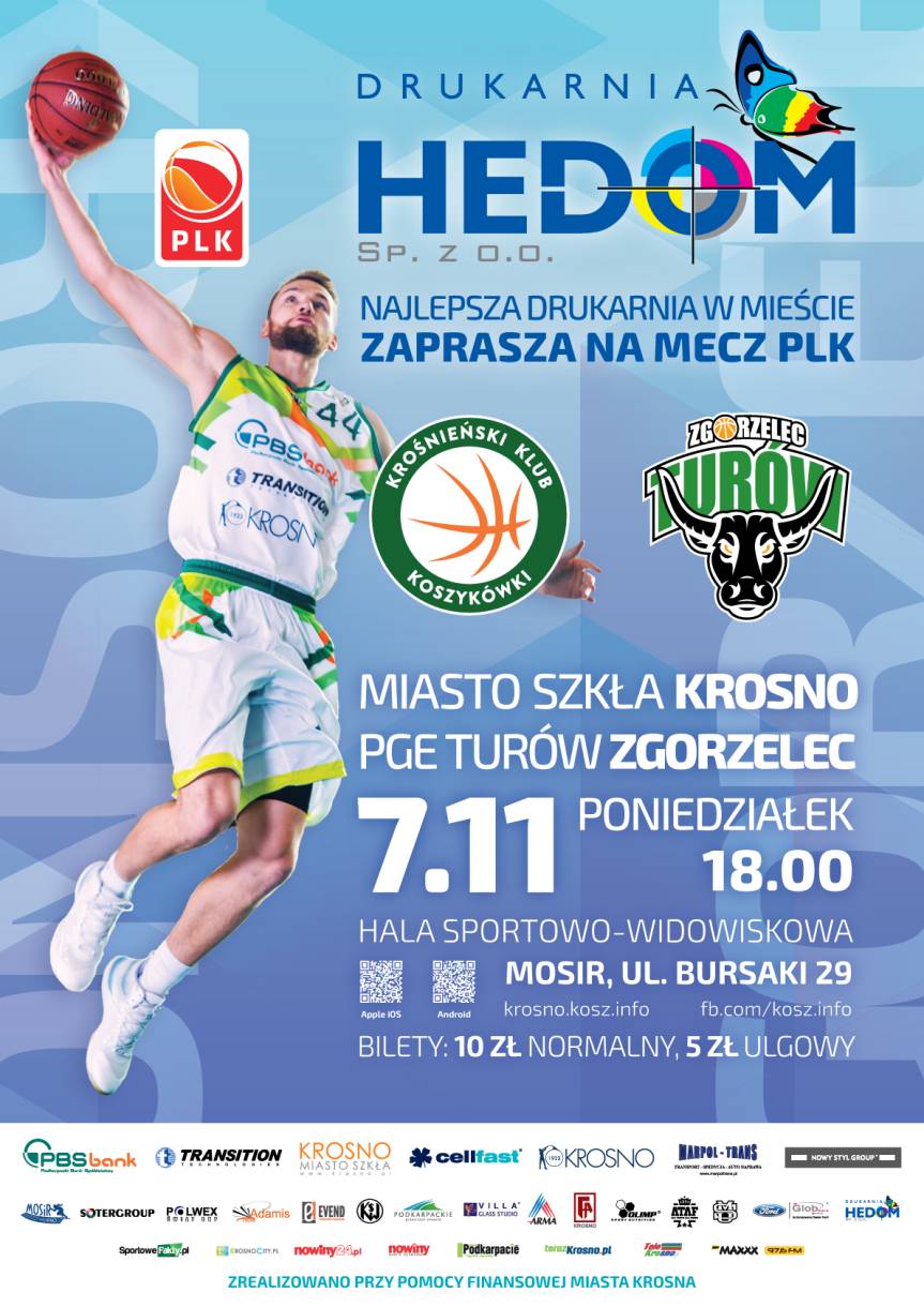 Miasto Szkła Krosno - PGE Turów Zgorzelec - zapowiedź