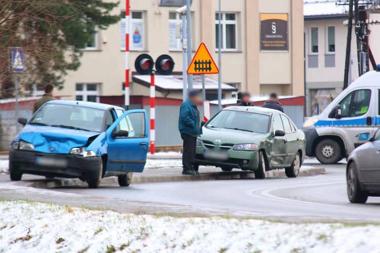 Kolizja przy torach