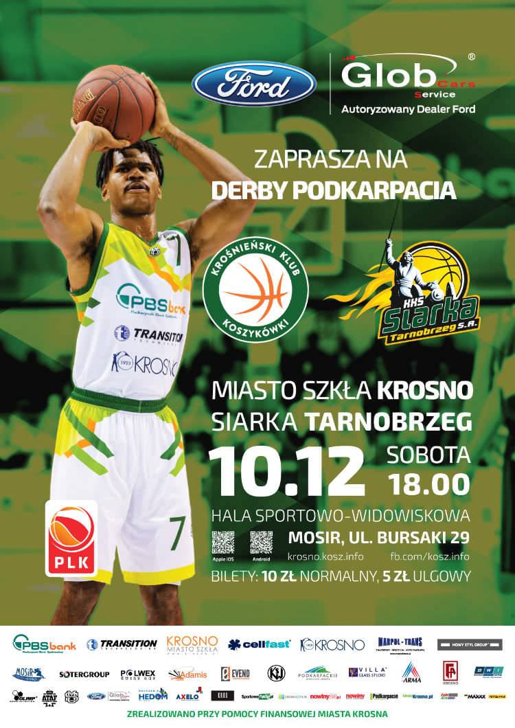 W sobotę derby Podkarpacia. Miasto Szkła Krosno - Siarka Tarnobrzeg