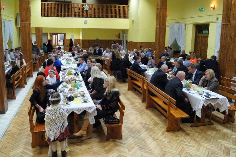 Wigilia wiejska w Długiem