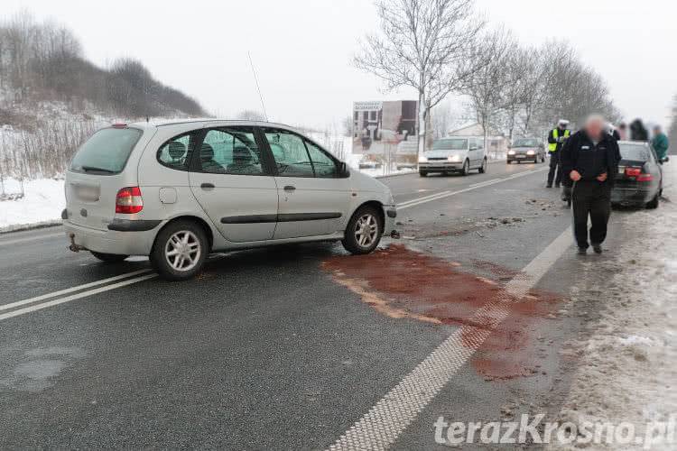 Cztery samochody zderzyły się na Bieszczadzkiej