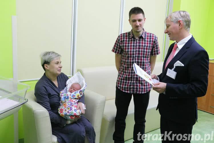 Wojtuś Bąk - pierwsze dziecko urodzone w 2017 roku