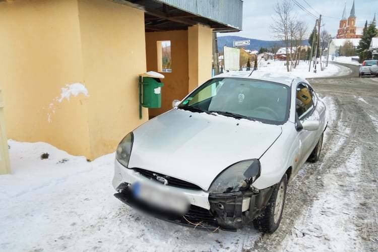 Odrzykoń. Zderzenie na skrzyżowaniu
