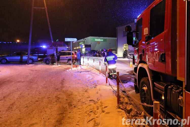 Kraksa na skrzyżowaniu w Zręcinie