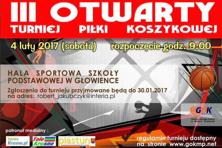 III Otwarty Turniej Piłki Koszykowej - zaproszenie