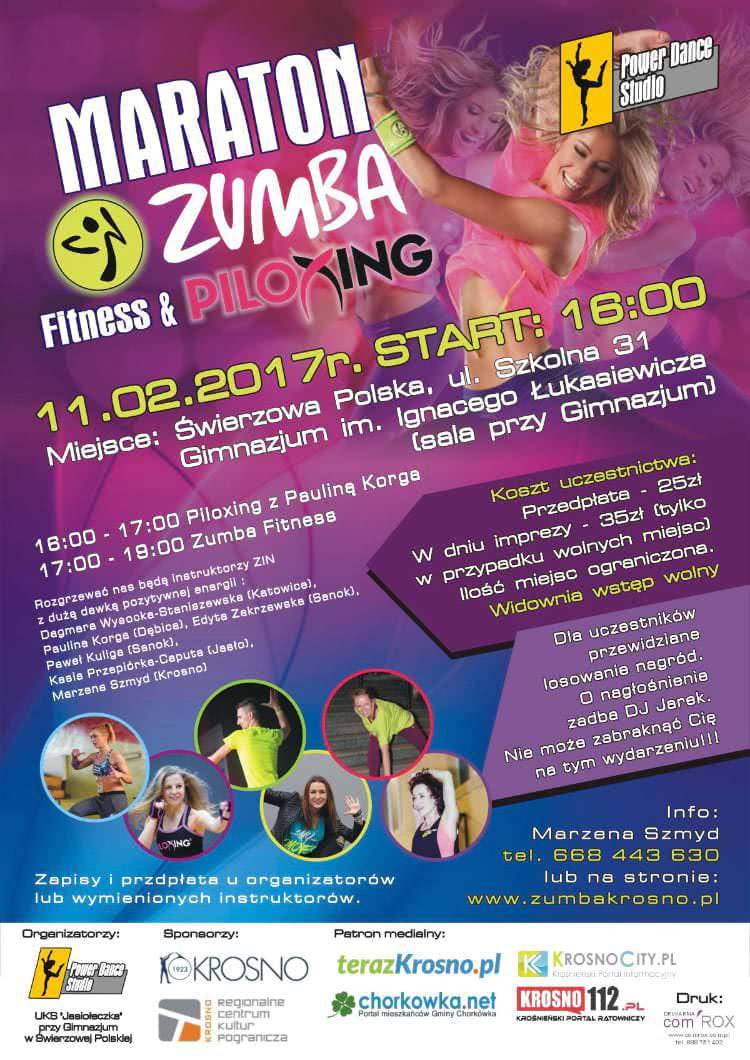 Power Dance Studio zaprasza na Maraton Zumba Fitness & Piloxing