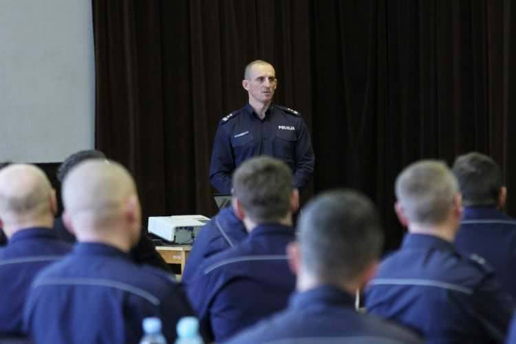 Odprawa roczna w Komendzie Miejskiej Policji w Krośnie