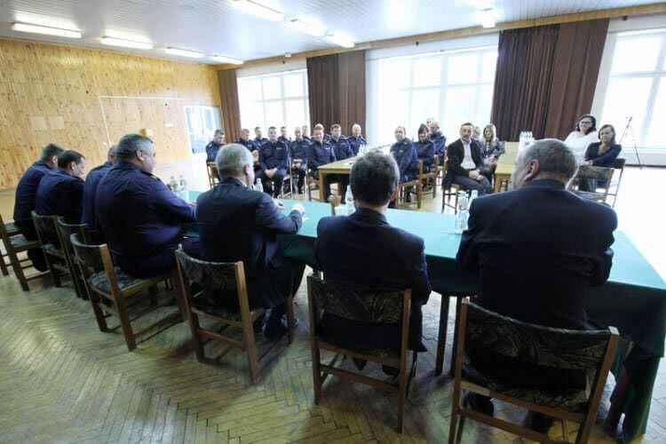 Odprawa roczna w Komendzie Miejskiej Policji w Krośnie