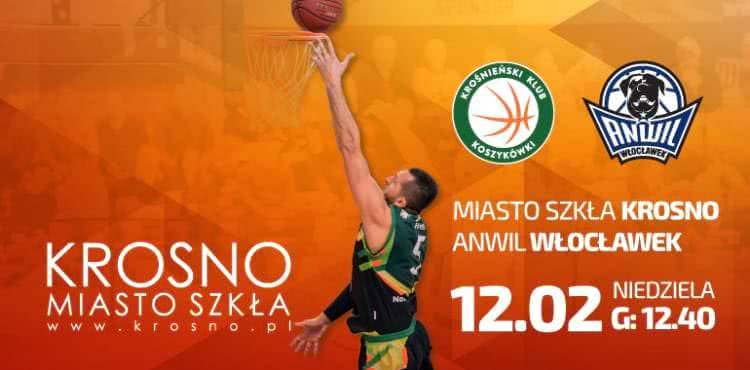 W niedzielę Miasto Szkła Krosno podejmie Anwil Włocławek
