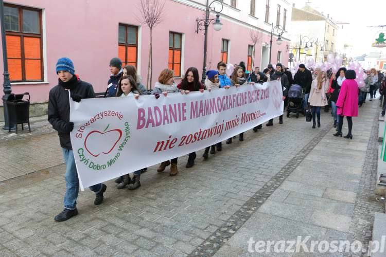 Marsz dla "Kampanii, nad którą przypięłam różową wstążkę"