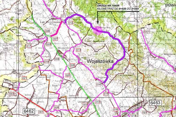 Likwidacja osuwiska i remont drogi w Pietruszej Woli
