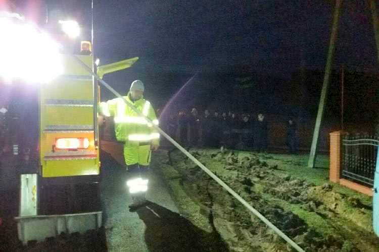 Autokar z chasydami utknął w Rymanowie