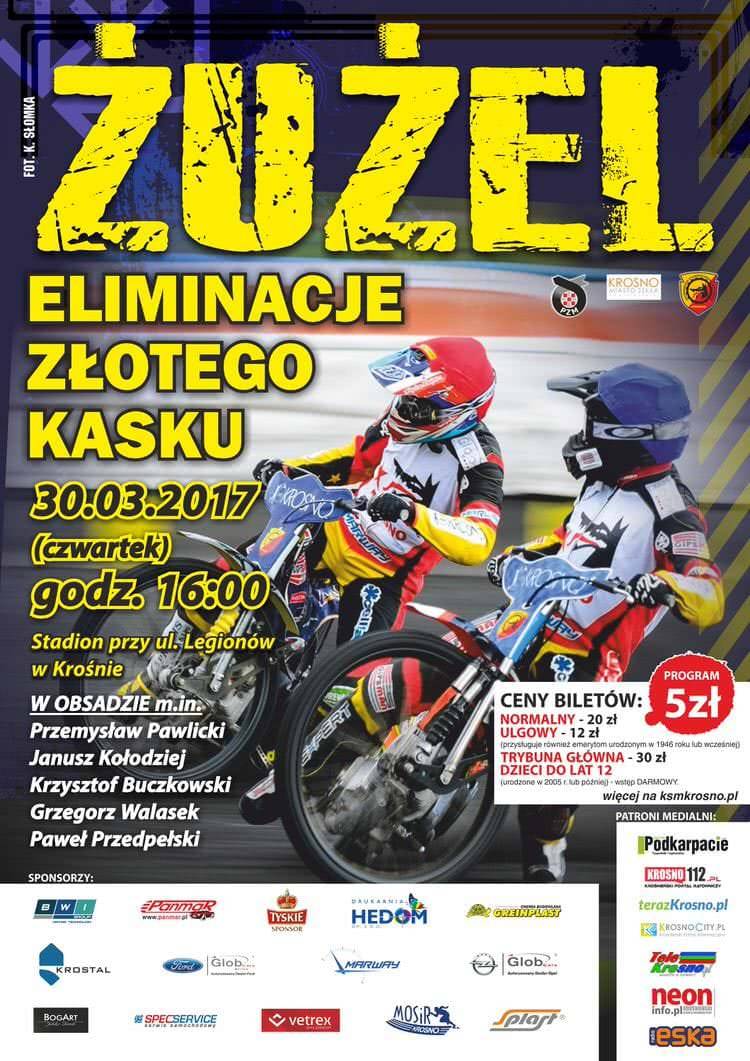 Eliminacje Złotego Kasku w Krośnie. Znamy listę startową