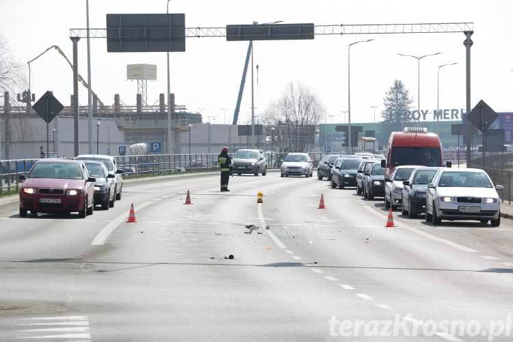 Gruszka staranowała volkswagena
