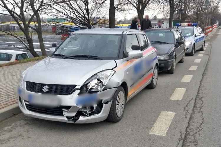 Kolizja podczas nauki jazdy. Ukarany instruktor