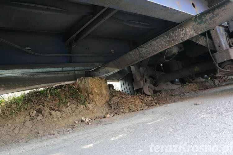 Bułgarski tir utknął w Wietrznie