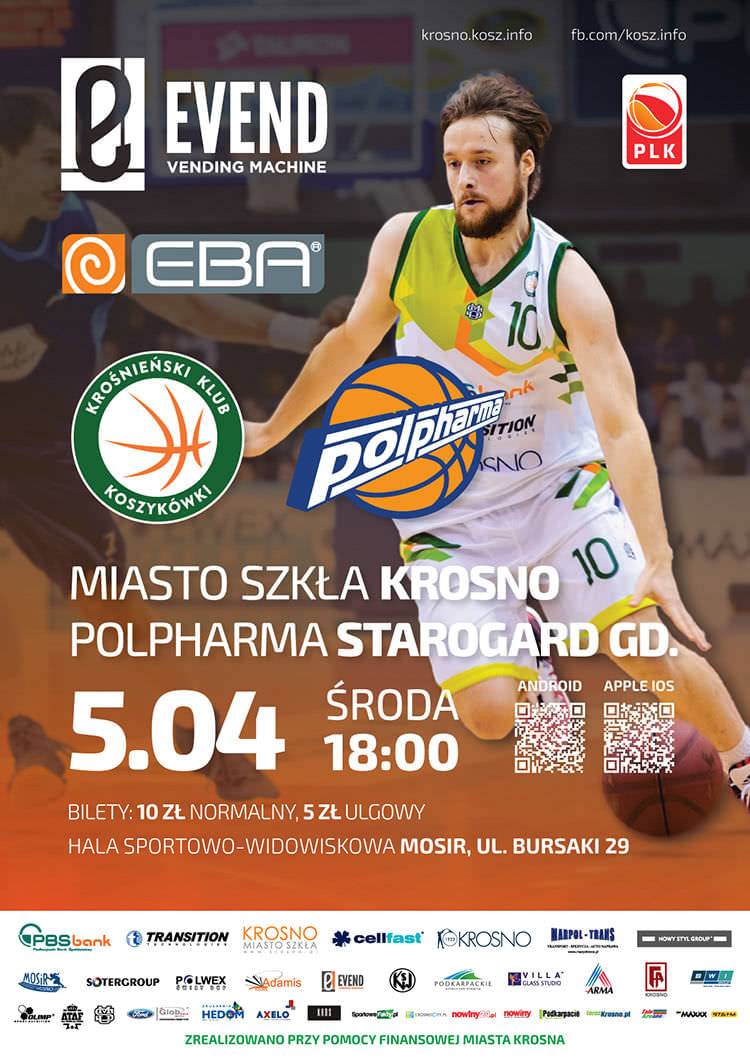 Zapowiedź. Miast Szkła Krosno - Polpharma Starogard Gdański