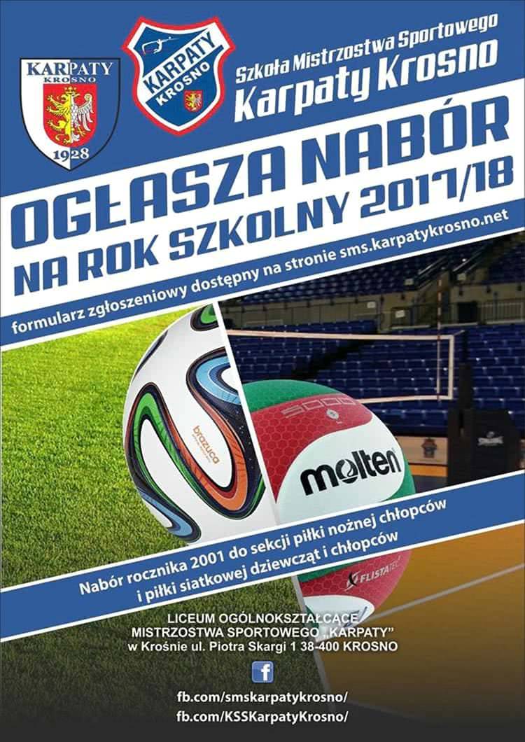 Nabór dziewcząt i chłopców do klasy sportowej