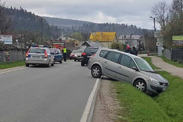 Dwie kolizje w Posadzie Górnej w tym samym miejscu