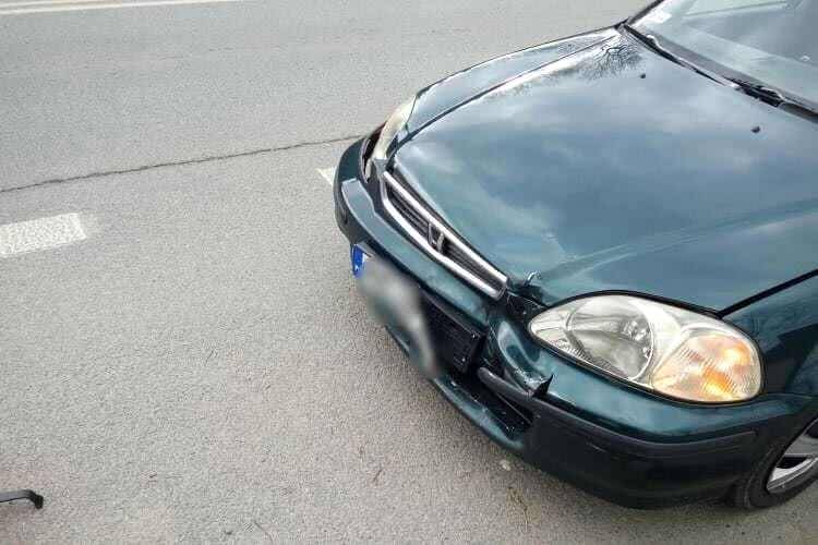 Krosno. Zderzenie przy placu targowym