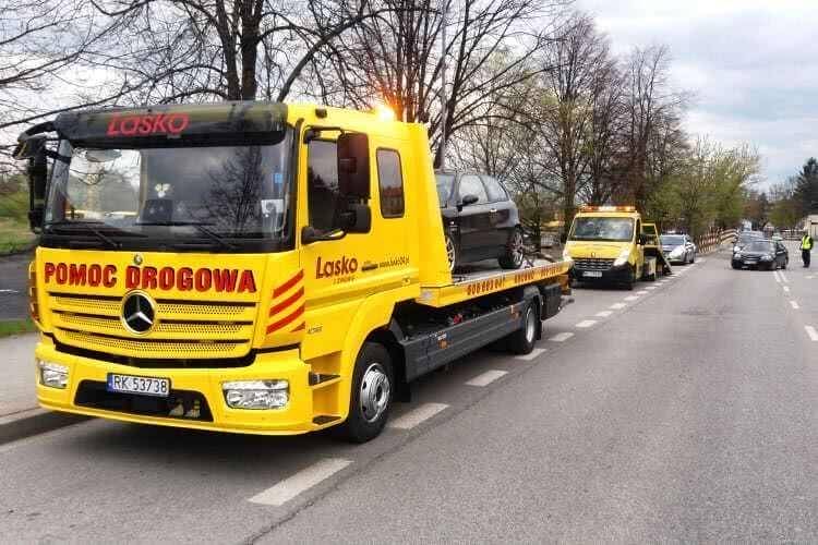 Krosno. Zderzenie przy placu targowym