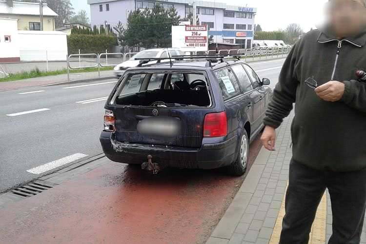 Zderzenie ciężarówki z osobówką