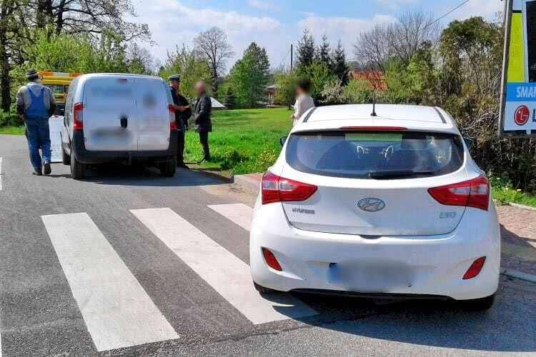 Wymusiła pierwszeństwo i spowodowała kolizję