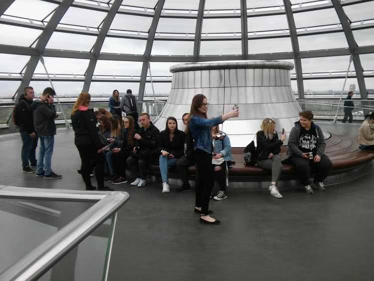 Uczniowie krośnieńskiej Budowlanki na praktykach w Berlinie