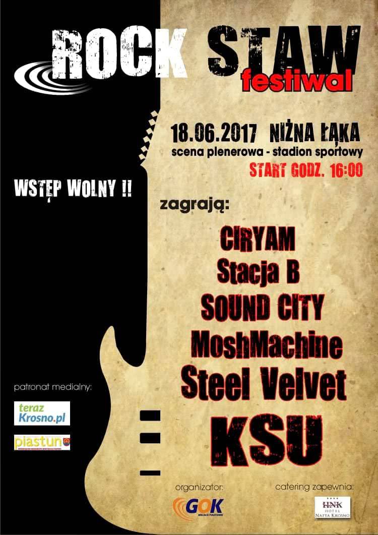 18 czerwca w Niżnej Łące Rock Staw Festiwal