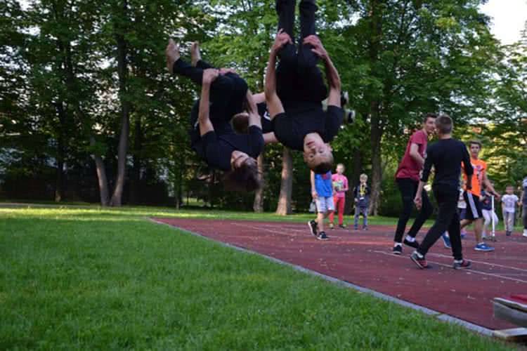 Dzieci bawiły się w Ogródku Jordanowskim