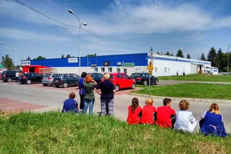 Zamiast bomby butelka wódki