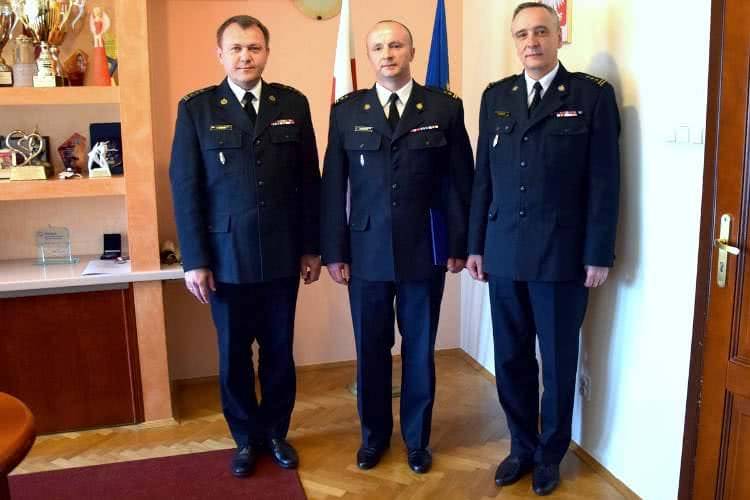 Awans w strażackiej komendzie. Bryg. Zbigniew Nowak z-cą komendanta