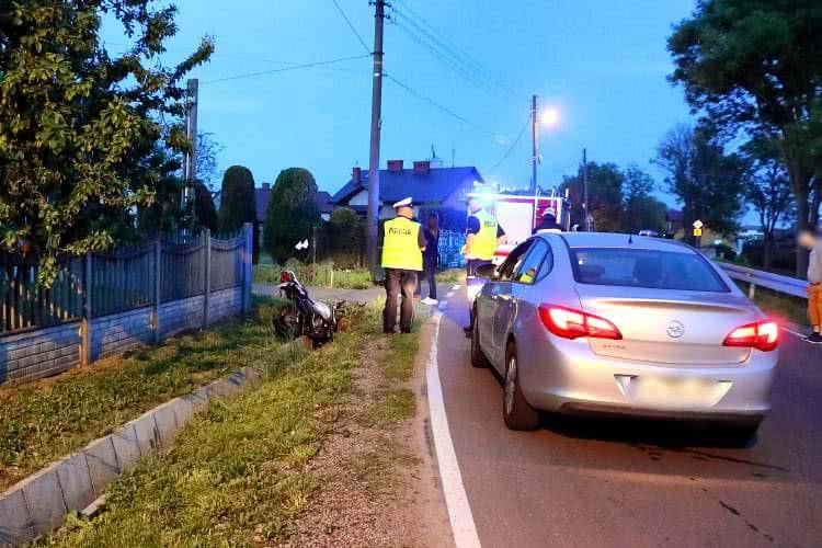 Wjechał w przepust, był pijany