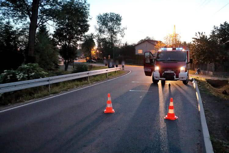 Wjechał w przepust, był pijany