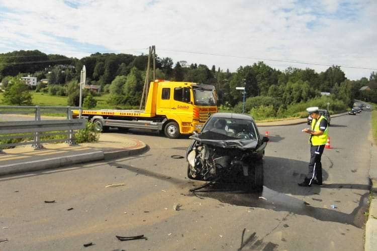 Wymusiła pierwszeństwo i doprowadziła do zderzenia