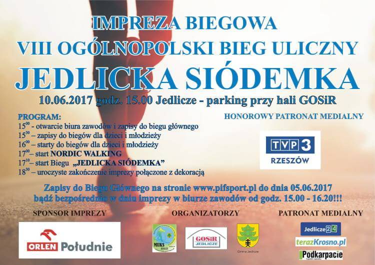 Już jutro VIII Ogólnopolski Bieg Uliczny Jedlicka Siódemka