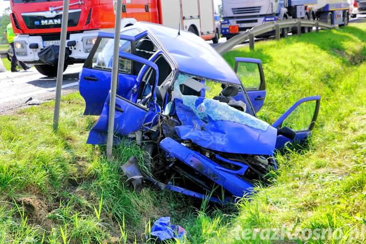 Poważny wypadek w Rymanowie