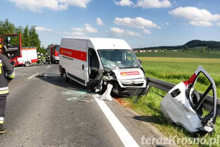 Poważny wypadek w Rymanowie