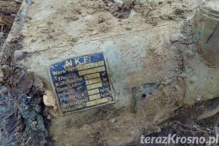 Fragmenty samolotu Messerschmitt w Świerzowej Polskiej