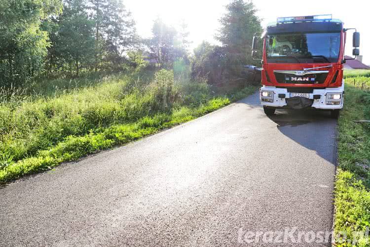 Tragiczny wypadek w Komborni. Nie żyje pasażer forda