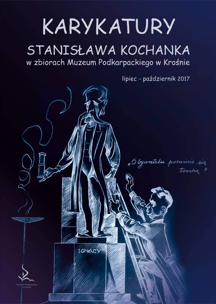 Karykatury Stanisława Kochanka na wystawie w Krośnie