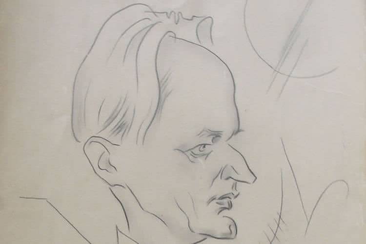 Karykatury Stanisława Kochanka na wystawie w Krośnie