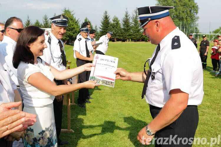 Strażacy z Jedlicza i Krosna rywalizowali w zawodach sportowo-pożarniczych