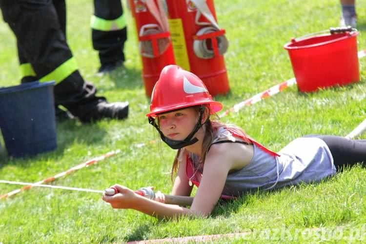 Strażacy z Jedlicza i Krosna rywalizowali w zawodach sportowo-pożarniczych